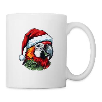 Parrot Christmas Portrait - Mug - white - Right