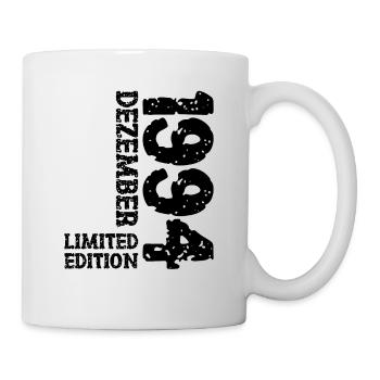 1994 Dezember Limited Edition 29. Geburtstag Deko - Tasse - Weiß - Rechts