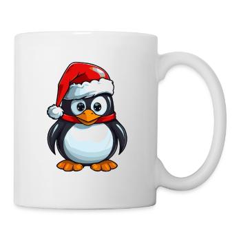Pinguin Weihnachten Tier - Tasse - Weiß - Rechts