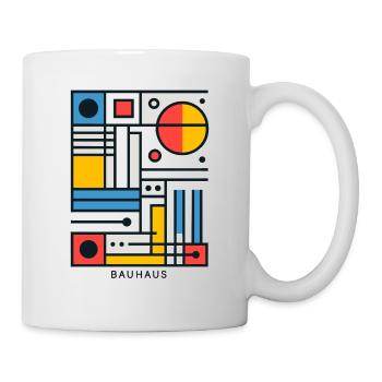 Bauhaus Architecture Geometric Aesthetic - Mug - white - Right