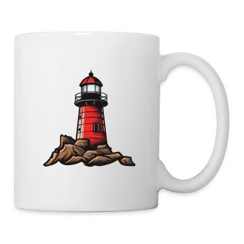 Lighthouse icon - Mug - white - Right