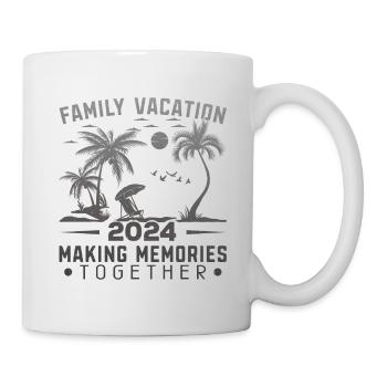 Vacances d’été en famille 2024 - Mug blanc - blanc - Droite
