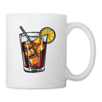 Limonade Drink - Tasse - Weiß - Rechts