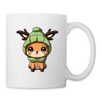 Deer Cute Winter - Mug - white - Right