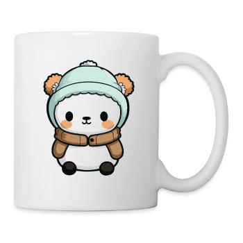 Polar Bear Polar Bear Animal Baby Comic Winter - Mug - white - Right