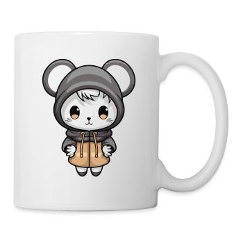 Mouse Animal Baby Comic Winter - Mug - white - Right