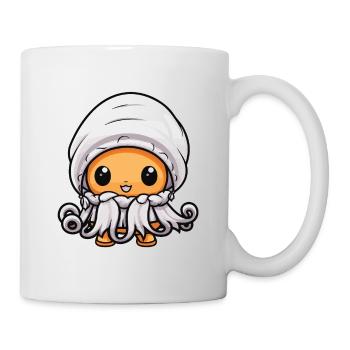 Octopus Animal Baby Comic Winter - Mug - white - Right