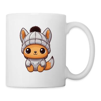 Squirrel Animal Baby Comic Winter - Mug - white - Right