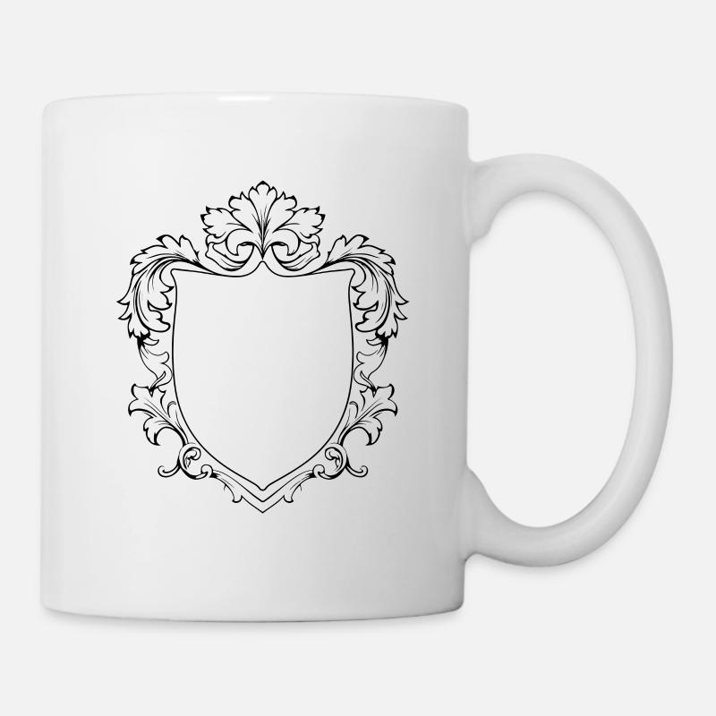 Wappen Symbol - Tasse - Weiß