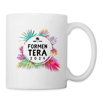 Formentera 2024 Coloré - Mug blanc - blanc - Droite