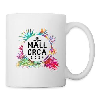 Mallorca 2024 Bunt - Tasse - Weiß - Rechts