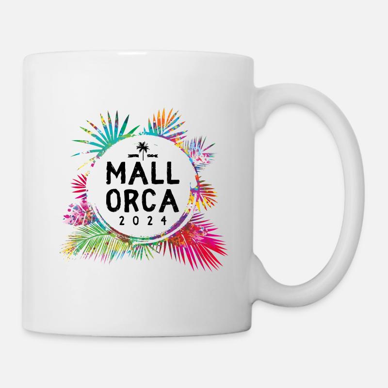 Mallorca 2024 Bunt - Tasse - Weiß