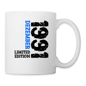 1991 Dezember Limited Edition 32. Geburtstag Deko - Tasse - Weiß - Rechts