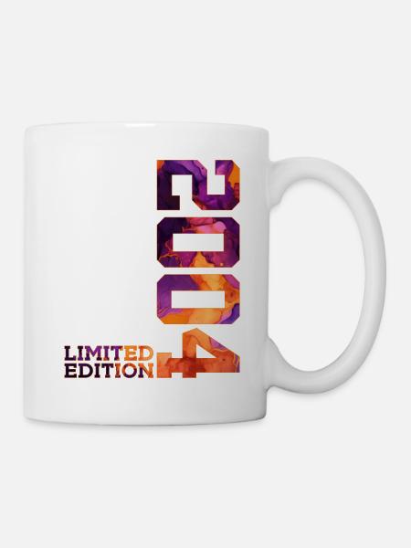 LIMITED EDITION 2004 22 JAHRE 22. GEBURTSTAG - Tasse - Weiß