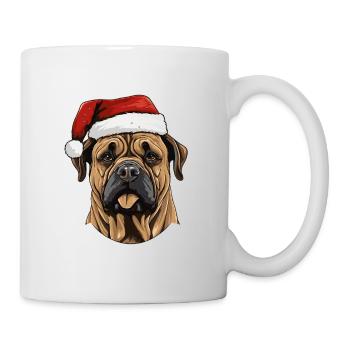 Tête de Noël Boerboel Dog - Mug blanc - blanc - Droite