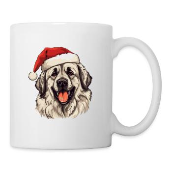 Leonberger Dog Christmas Head - Mug - white - Right