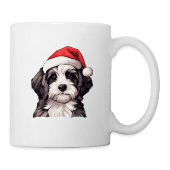Havanese Dog Christmas Portrait Xmas - Mug - white - Right