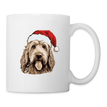 Otterhound chien Noël drôle Noël - Mug blanc - blanc - Droite