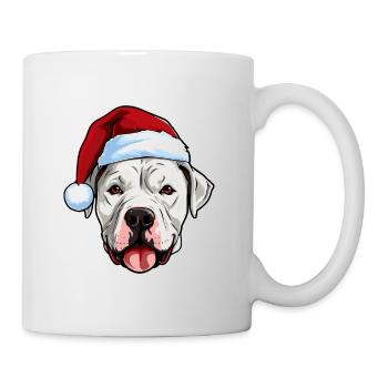 Dogue Argentino Chien Noël Drôle Noël - Mug blanc - blanc - Droite