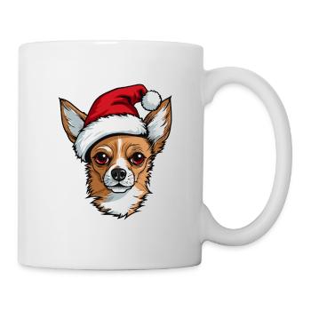 Chihuahua Chien Noël Drôle Noël - Mug blanc - blanc - Droite