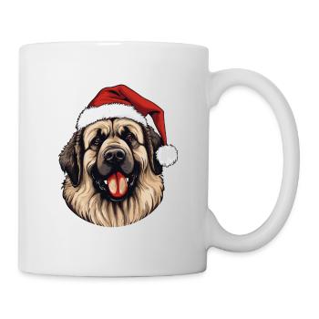 Leonberger Dog Christmas Funny Xmas - Mug - white - Right