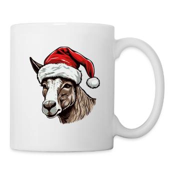 Âne Noël Animal Drôle Noël - Mug blanc - blanc - Droite