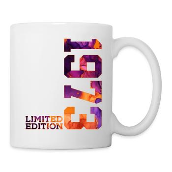 53. GEBURTSTAG 53 JAHRE LIMITED EDITION 1973 - Tasse - Weiß - Rechts