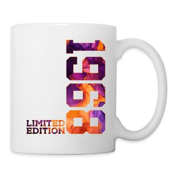 58. GEBURTSTAG 58 JAHRE LIMITED EDITION 1968 - Tasse - Weiß - Rechts