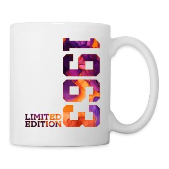 63. GEBURTSTAG 63 JAHRE LIMITED EDITION 1963 - Tasse - Weiß - Rechts