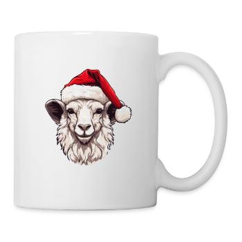 Alpaca Christmas Animal Head Llama - Mug - white - Right
