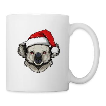 Tête d’animal de Noël Koala - Mug blanc - blanc - Droite