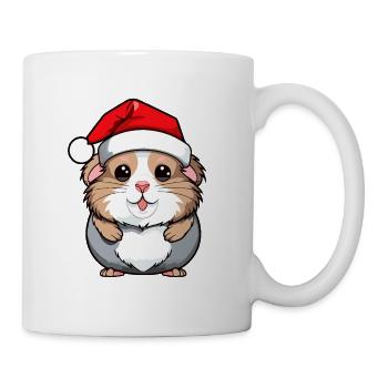 Hamster Christmas Animal Head - Mug - white - Right
