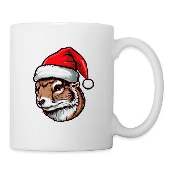 Squirrel Christmas Animal Head - Mug - white - Right