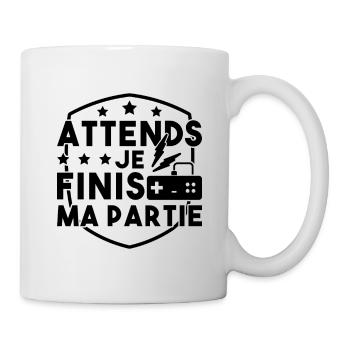 Wait, I'm finishing my game - Mug - white - Right