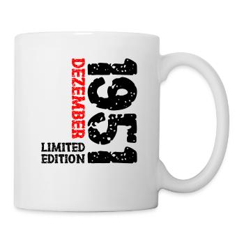 1951 Dezember Limited Edition 72. Geburtstag Deko - Tasse - Weiß - Rechts