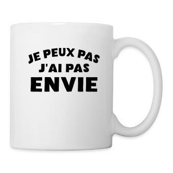 I can't I don't want humor - Mug - white - Right