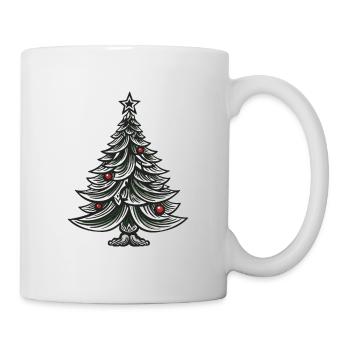 Sapin de Noël Noël - Mug blanc - blanc - Droite
