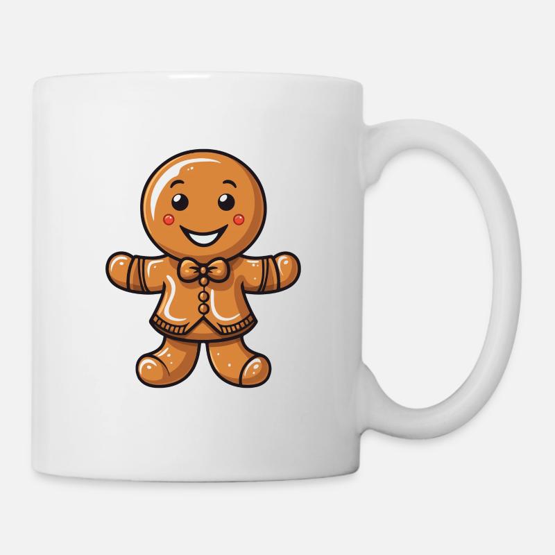 Lebkuchen Weihnachten Keks Backen - Tasse - Weiß