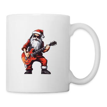 Santa Claus Guitar Santa - Mug - white - Right