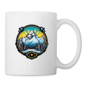 Alps Mountains Symbol - Mug - white - Right
