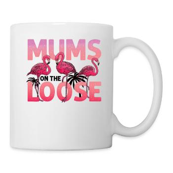 Moms on the Loose Girls Voyage de réunion - Mug blanc - blanc - Droite