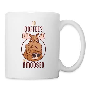 No Coffee Not Amoosed Moose - Mug - white - Right