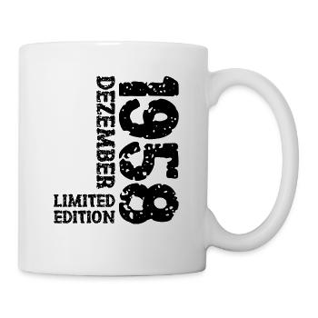 1958 December Limited Edition 65th Birthday Decoration - Mug - white - Right