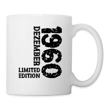 1960 ' s décembre Limited Edition 63e anniversaire décoration - Mug blanc - blanc - Droite