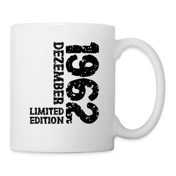 1962 décembre édition limitée 61e anniversaire décoration - Mug blanc - blanc - Droite