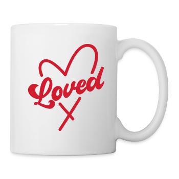 Geliebt - Tasse - Weiß - Rechts