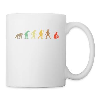 Gardening Retro Plant Lover Evolution Funny Garden - Mug - white - Right