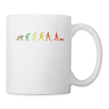Gardening Retro Plant Lover Evolution Funny Garden - Mug - white - Right