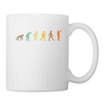 Painting Retro Artist Art Evolution Paint Palette - Mug - white - Right