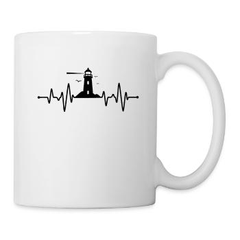 Lighthouse Heartbeat - Mug - white - Right